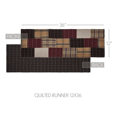 Wyatt Runner Quilted 12x36 - The Fox Decor